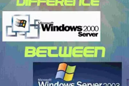 Difference between Windows 2000 server and Windows Server 2003 in Hindi