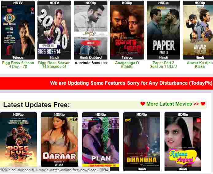 Todaypk Movies Telugu: How To Download Movie From Todaypk.comTodaypk 2020 Website: TodayPk Website-