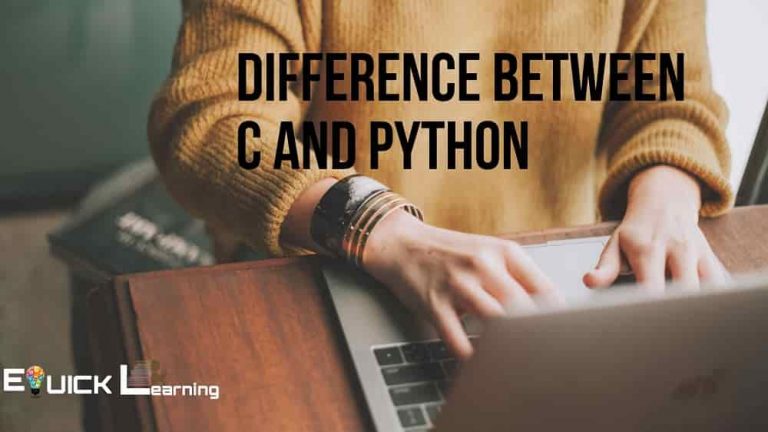 Difference between C and Python
